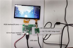 7 дюймдік сенсорлық экран Raspberry Pi